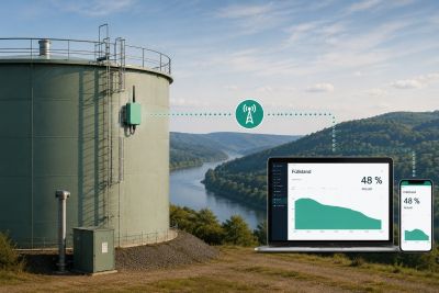 Wasserfüllstand-Überwachung